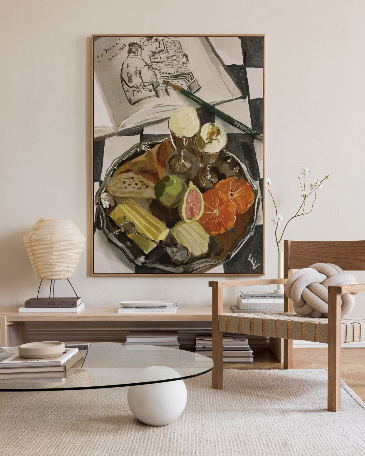Ekaterina Zagorska - Parisian Breakfast Canvas print