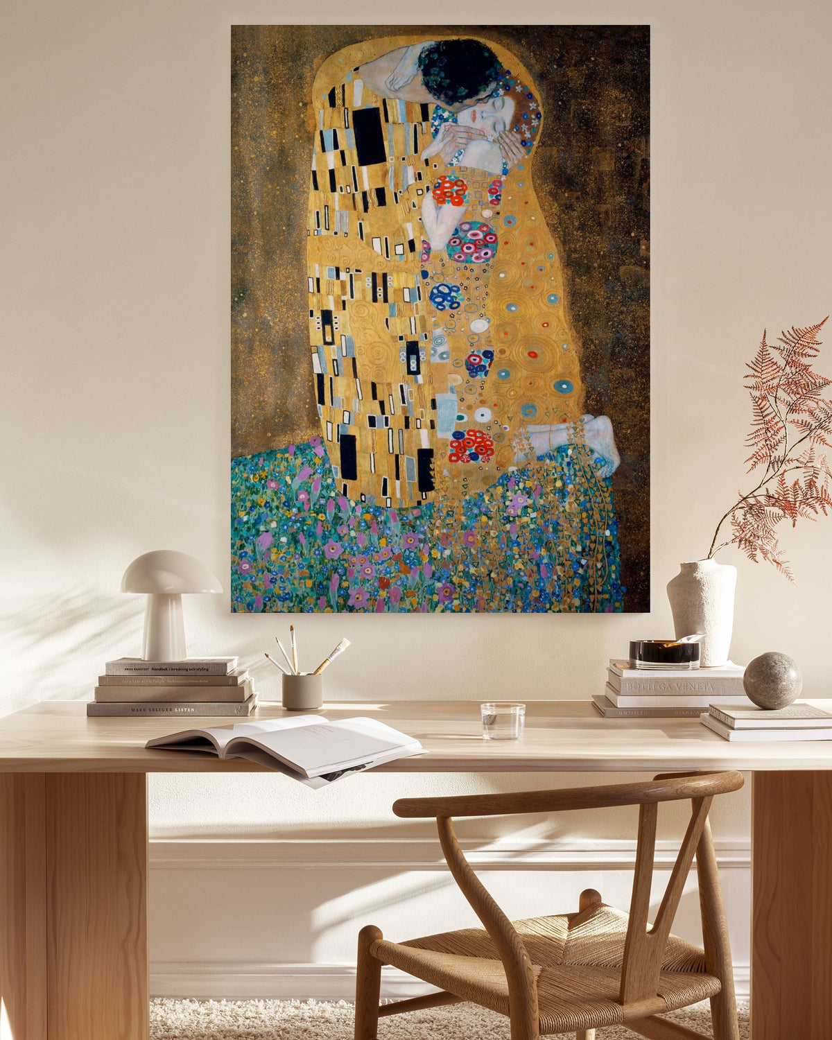 Gustav Klimt - The Kiss Canvas print