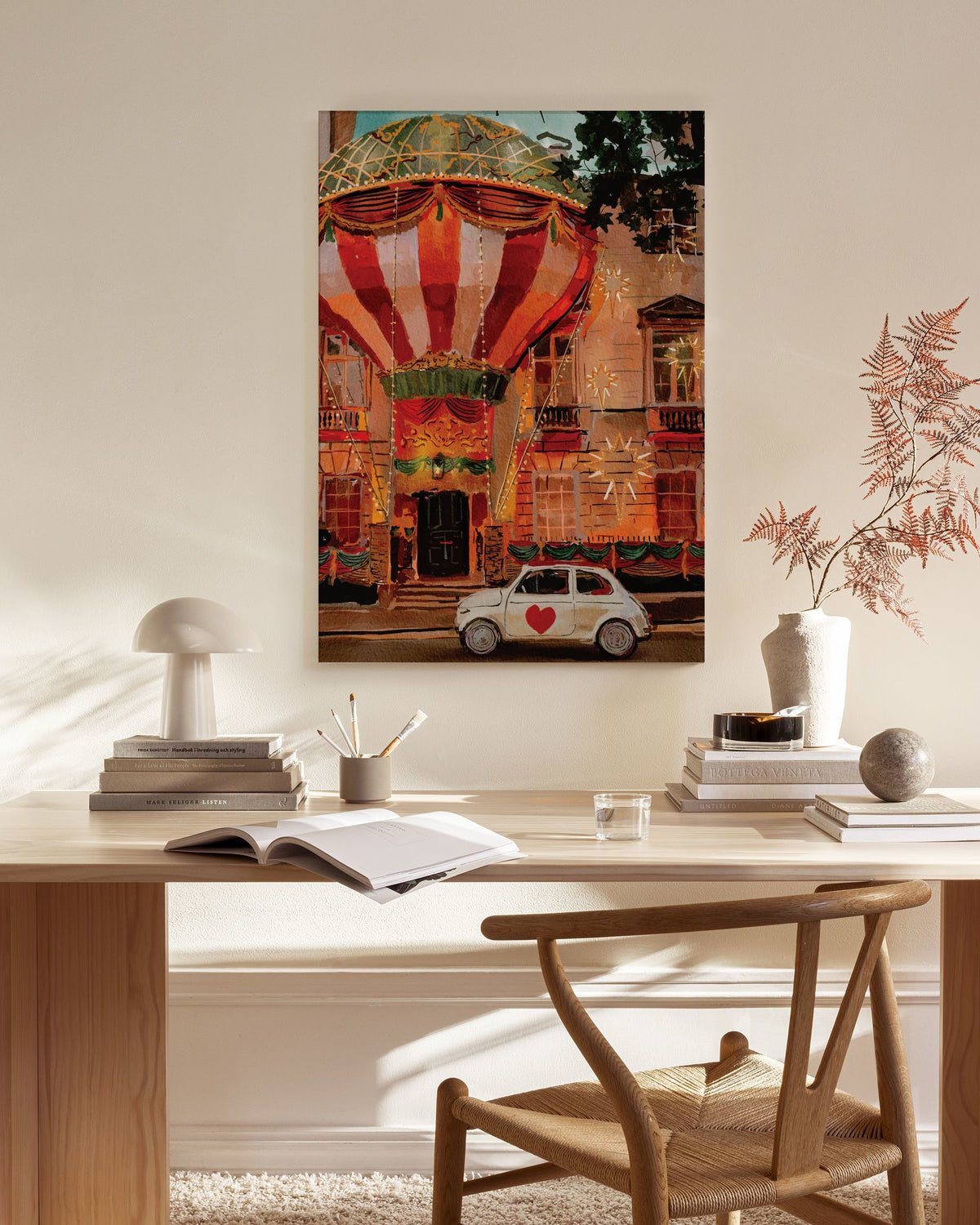 Ekaterina Zagorska - Balloon House Canvas print