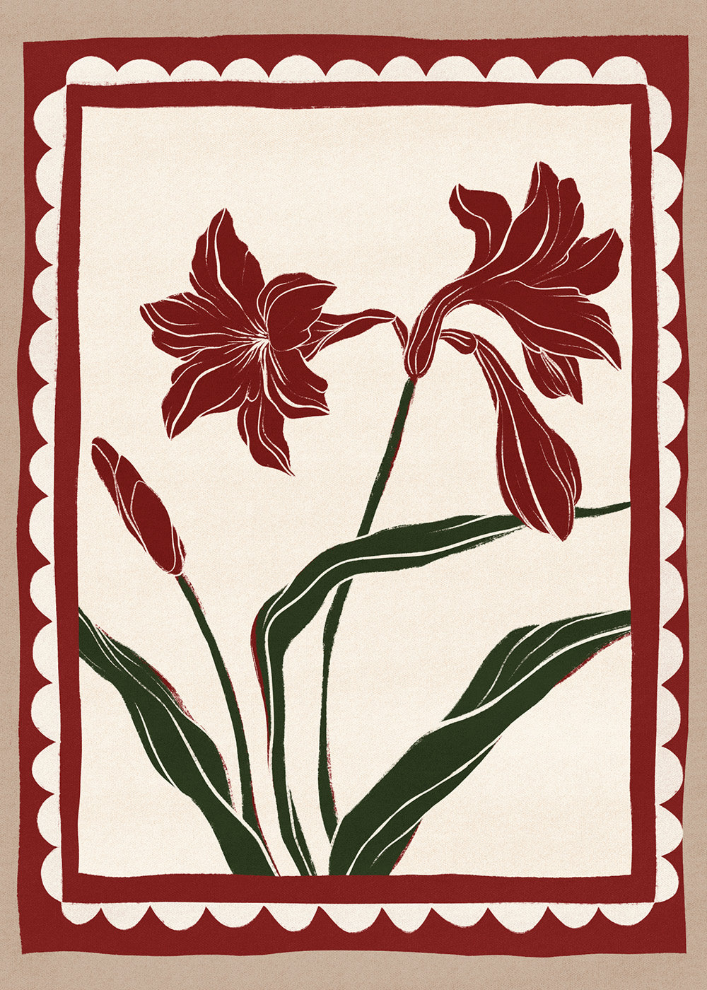 Framed In Bloom Print