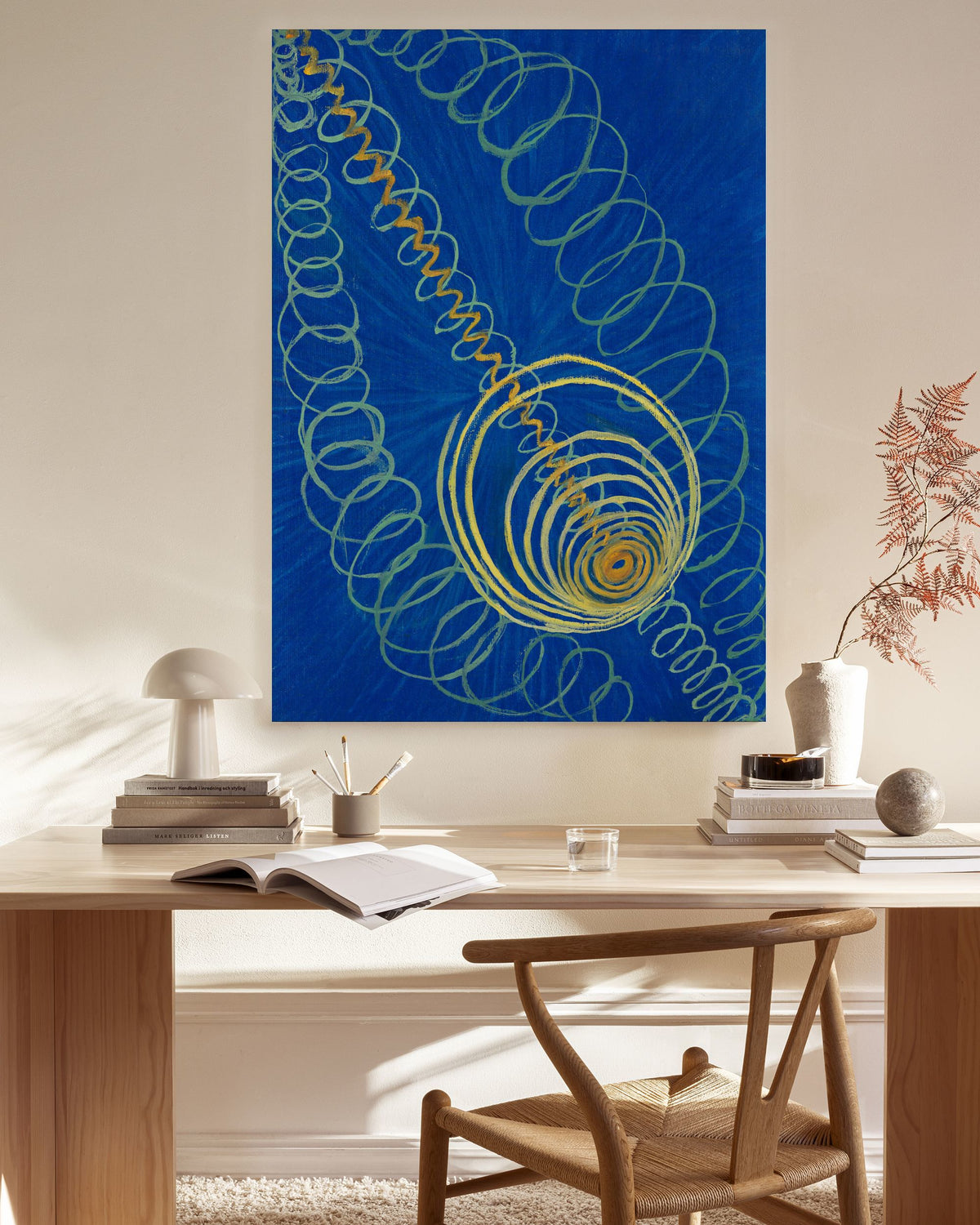 Print - Primordial Chaos, No.16 by Hilma af Klint Canvas print