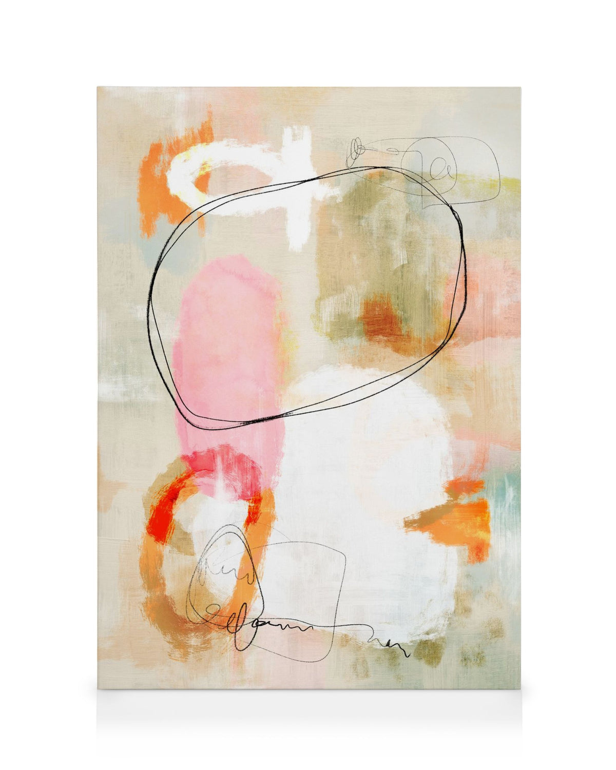 Pastel Abstract No2 Canvas print