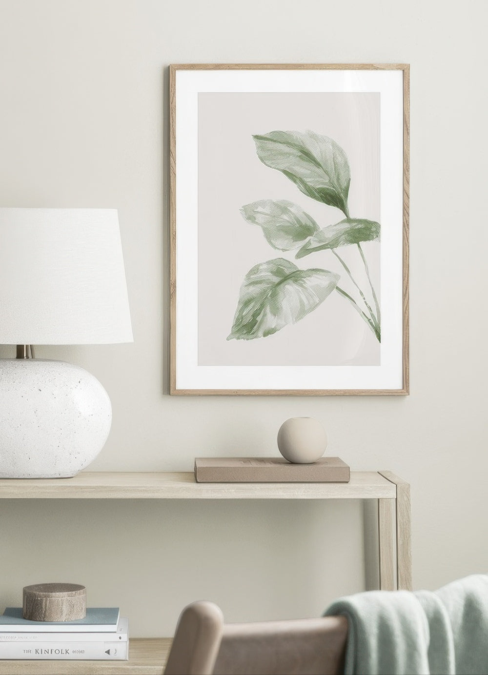 Painted Leaf No2 Print