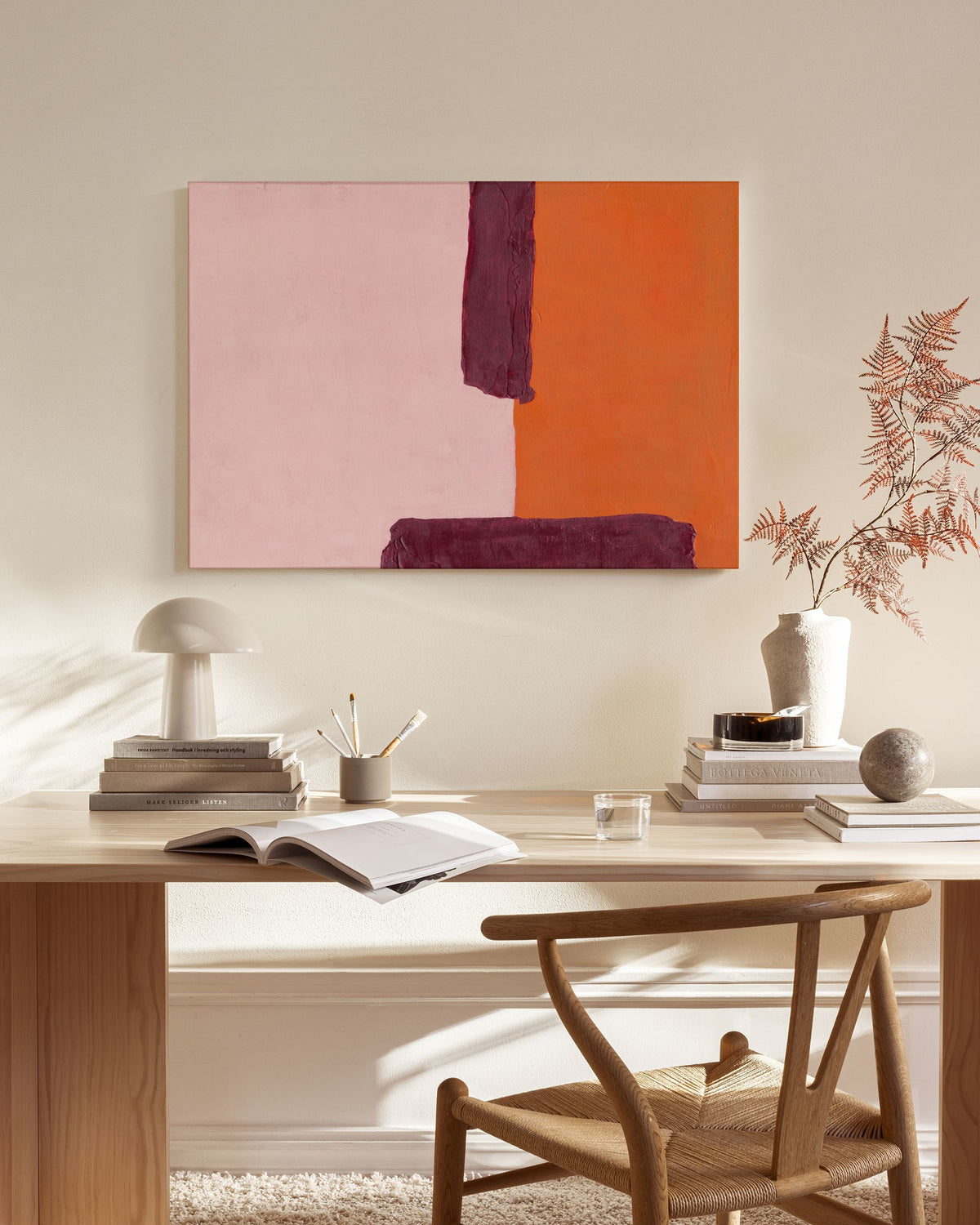 The Space Between Canvas print