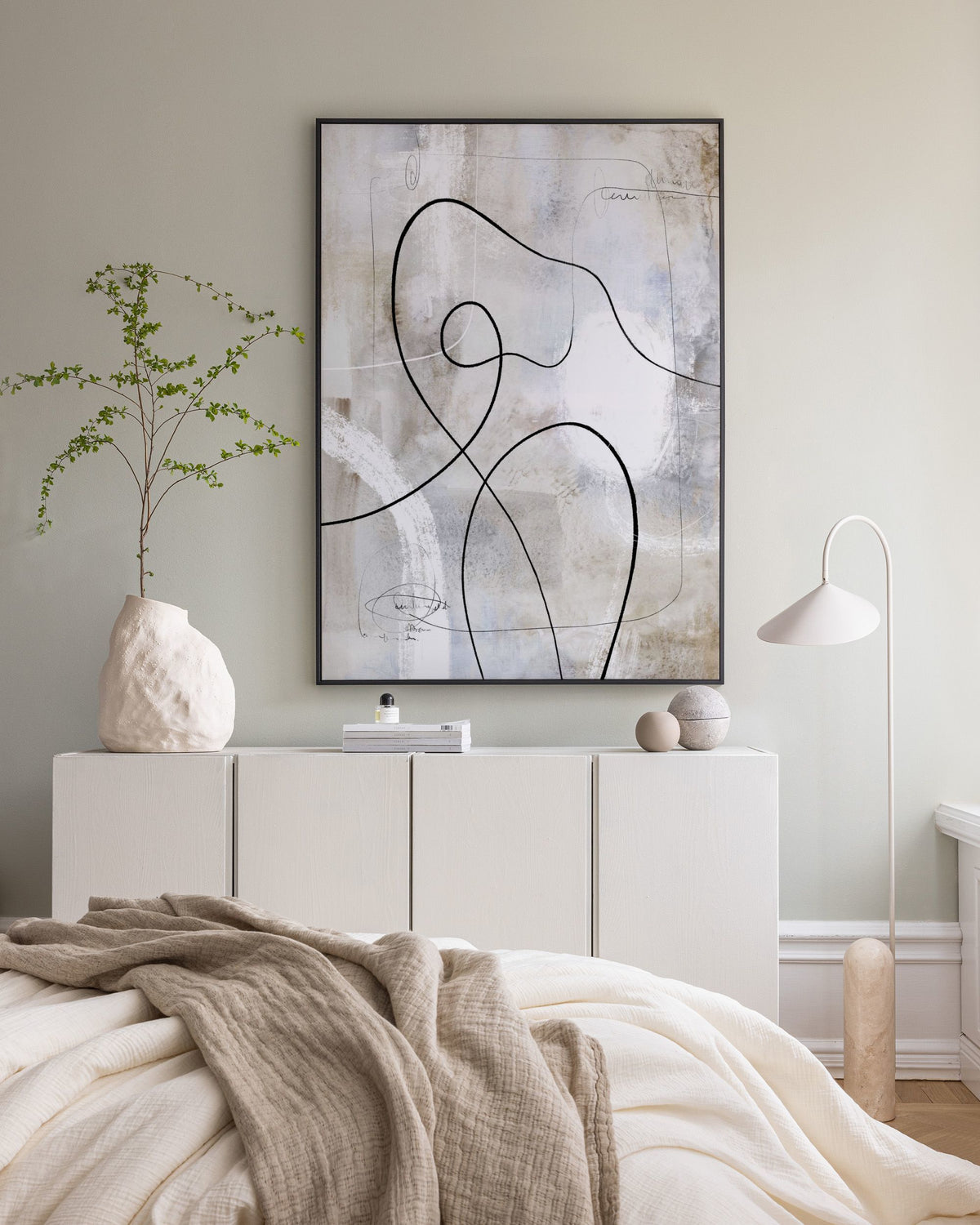 Abstract Paint Figure No2 Canvas print