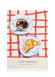 Caffè Cornetto Canvas print