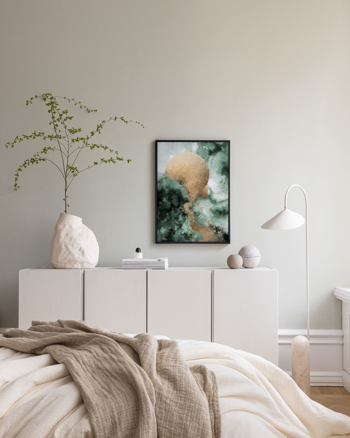 Golden Circle Canvas print