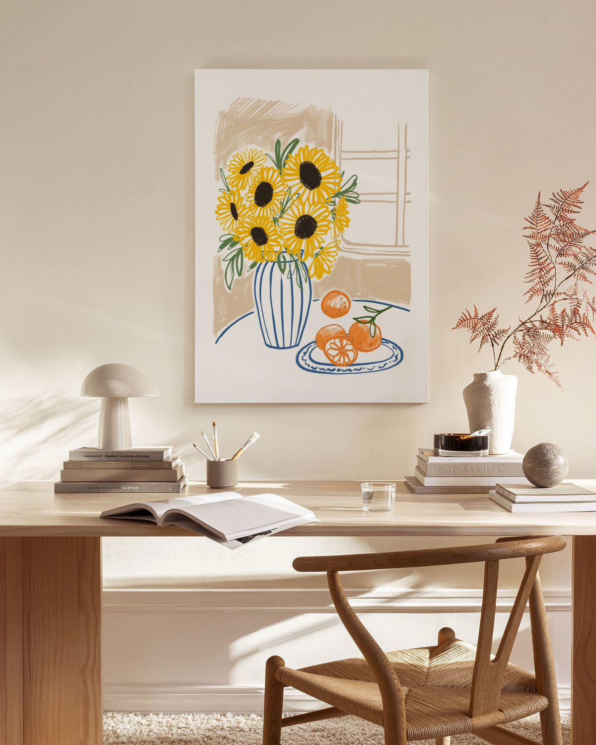 Fleurs du Jardin No1 Canvas print