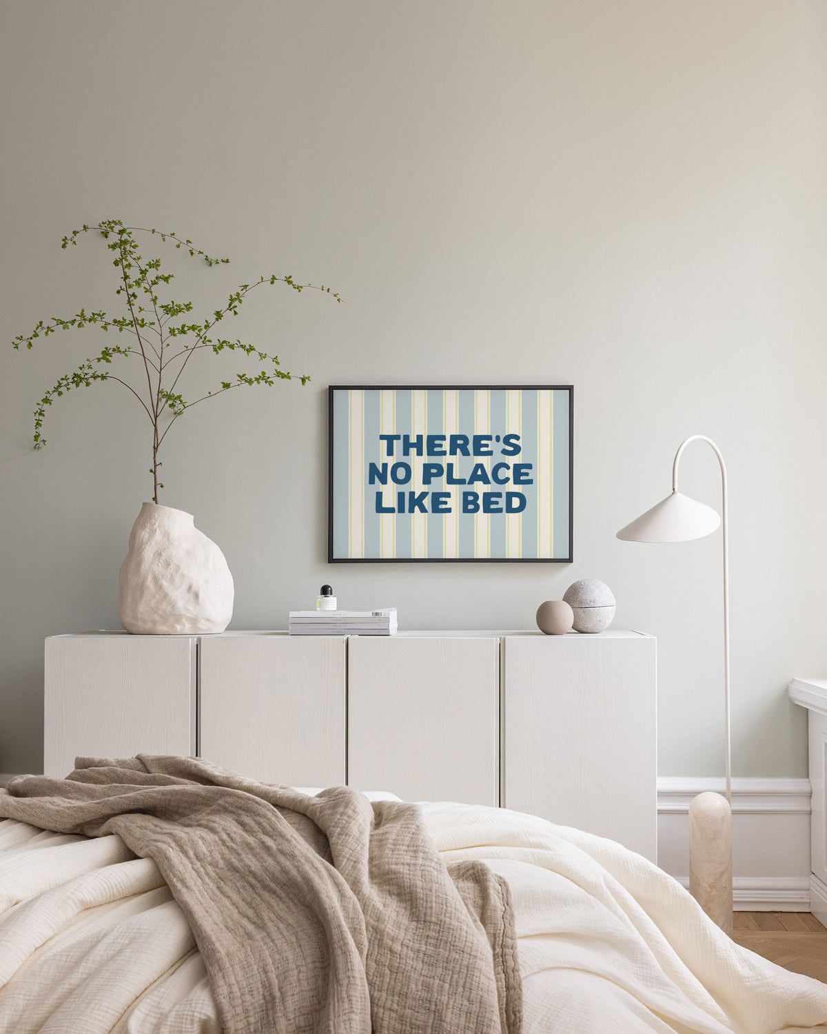 No Place Like Bed Canvas print