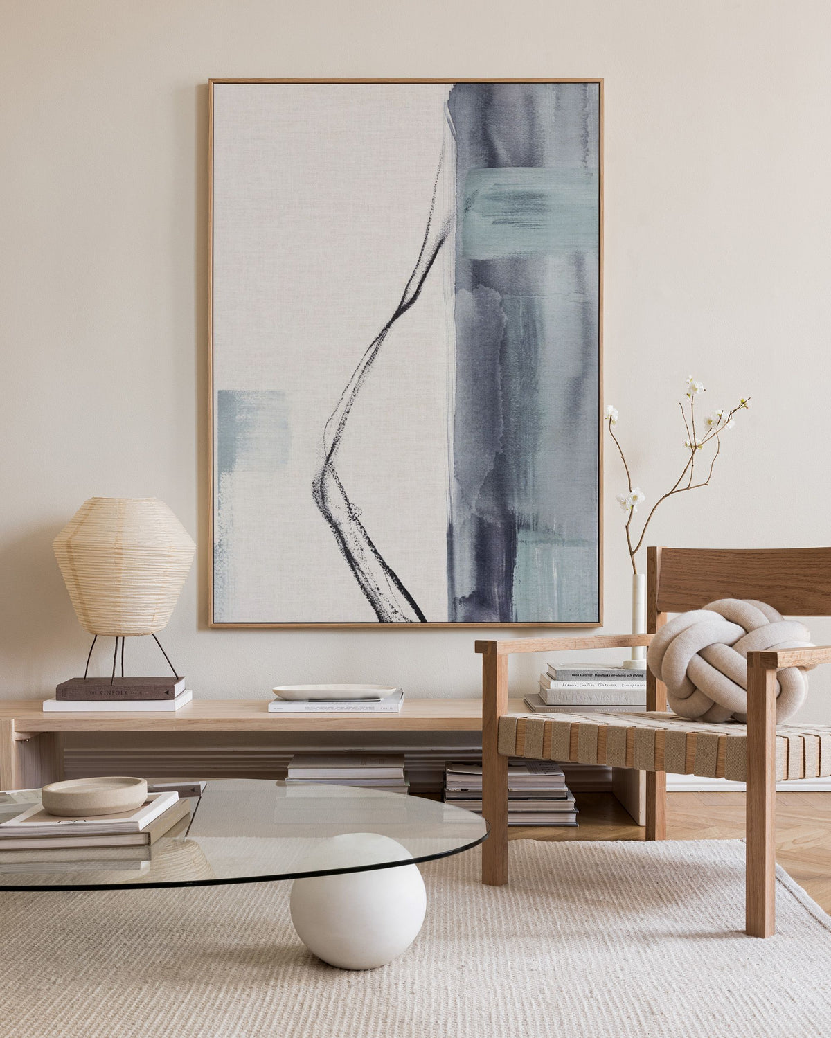 Calm Abstract Canvas print