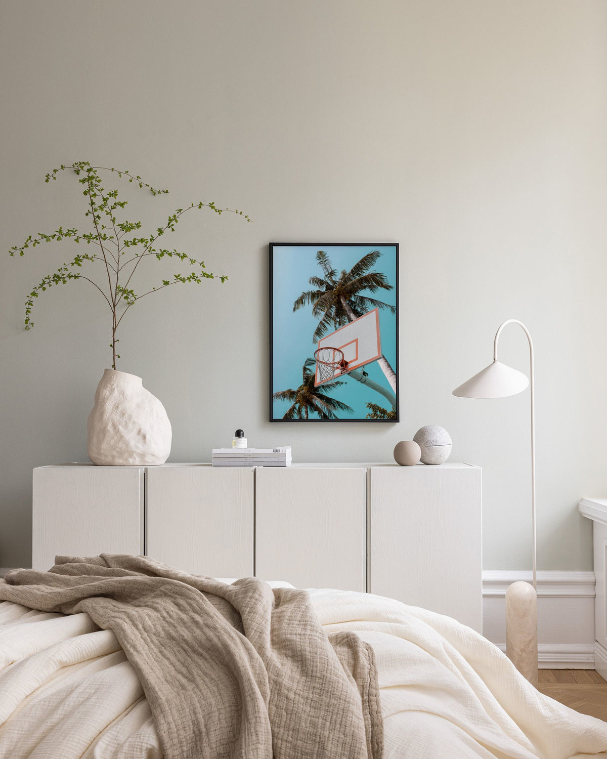 Basketball Palms Canvas print