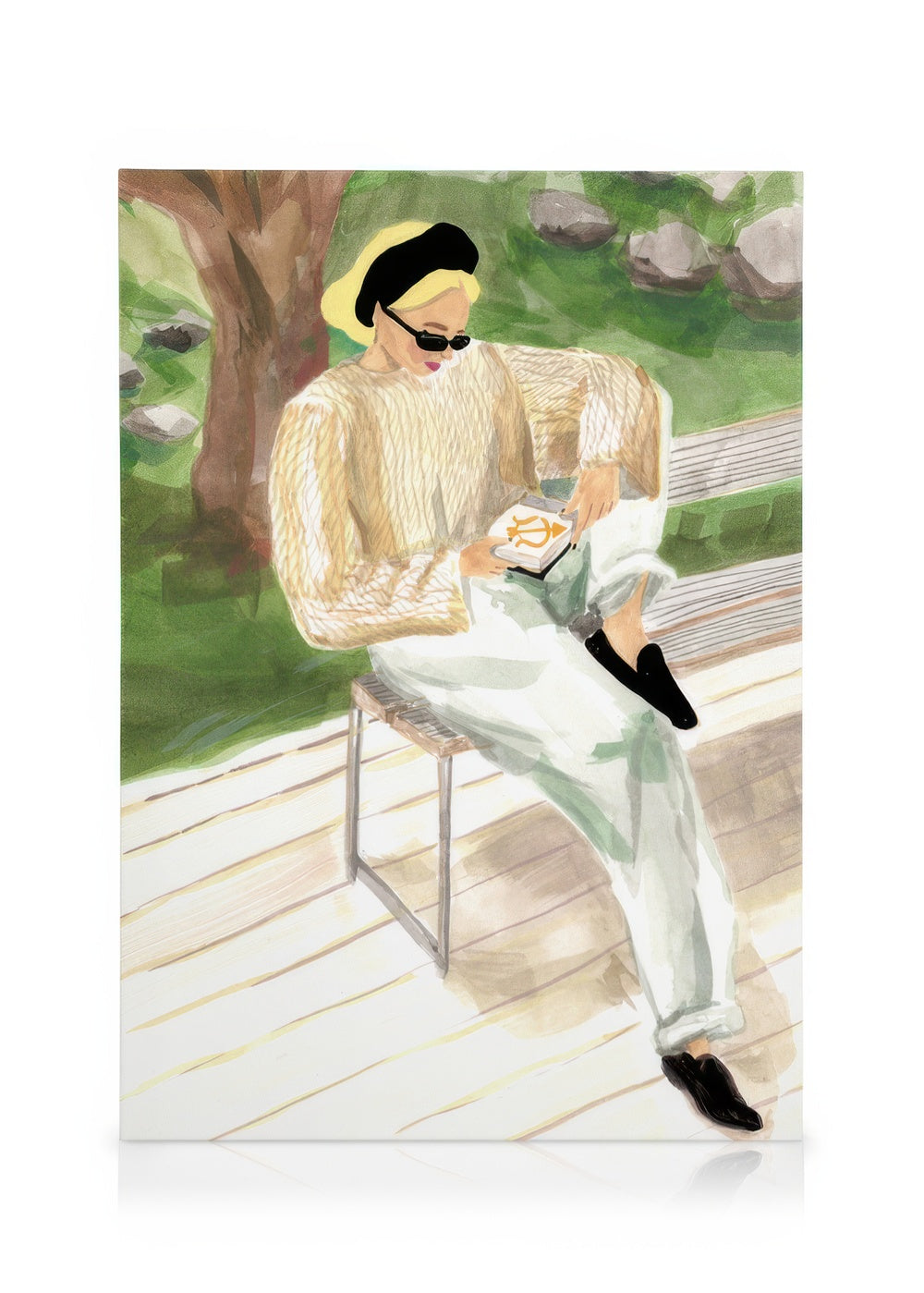 Laura Page - Sagittarius Reading Canvas print
