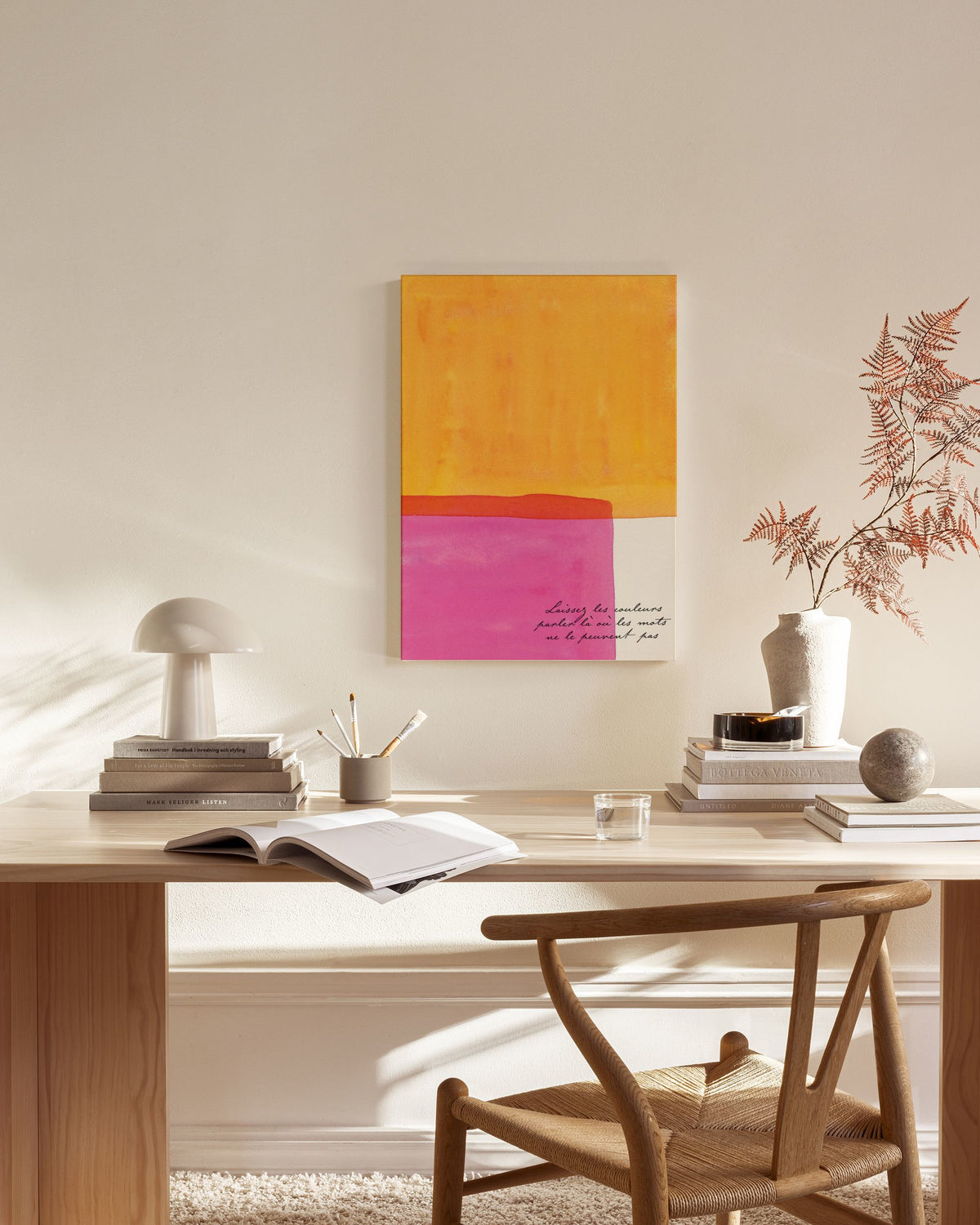 Let Colours Speak Canvas print