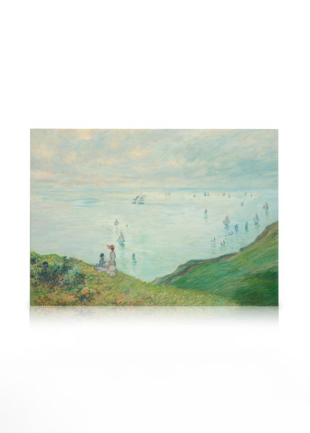 Monet - Cliffs at Pourville Canvas print