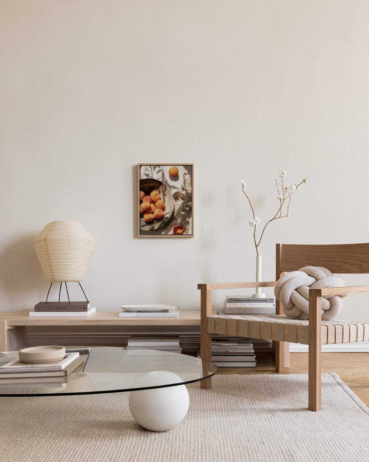 Apricots In Sunlight Canvas print
