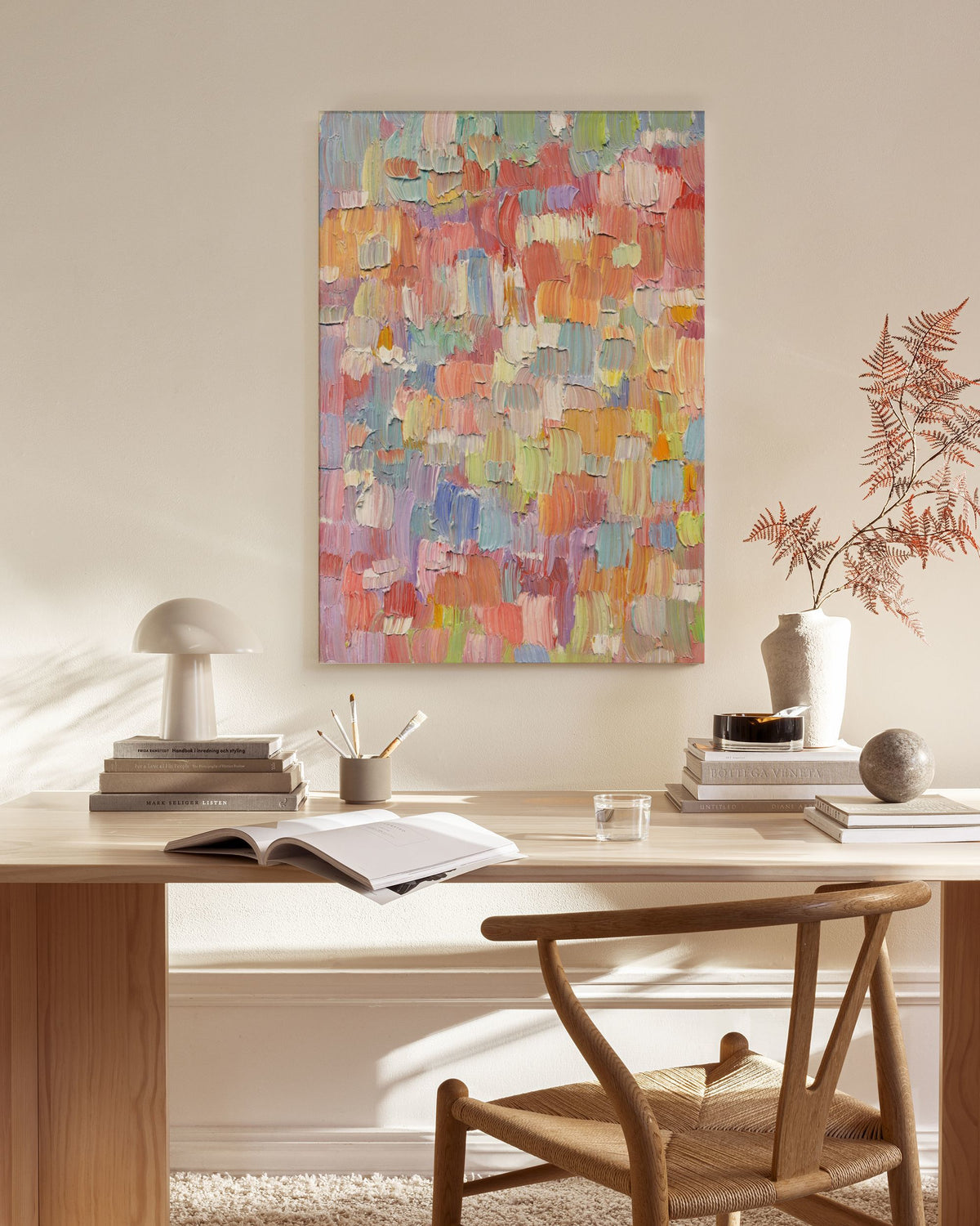 Colorful Strokes Canvas print