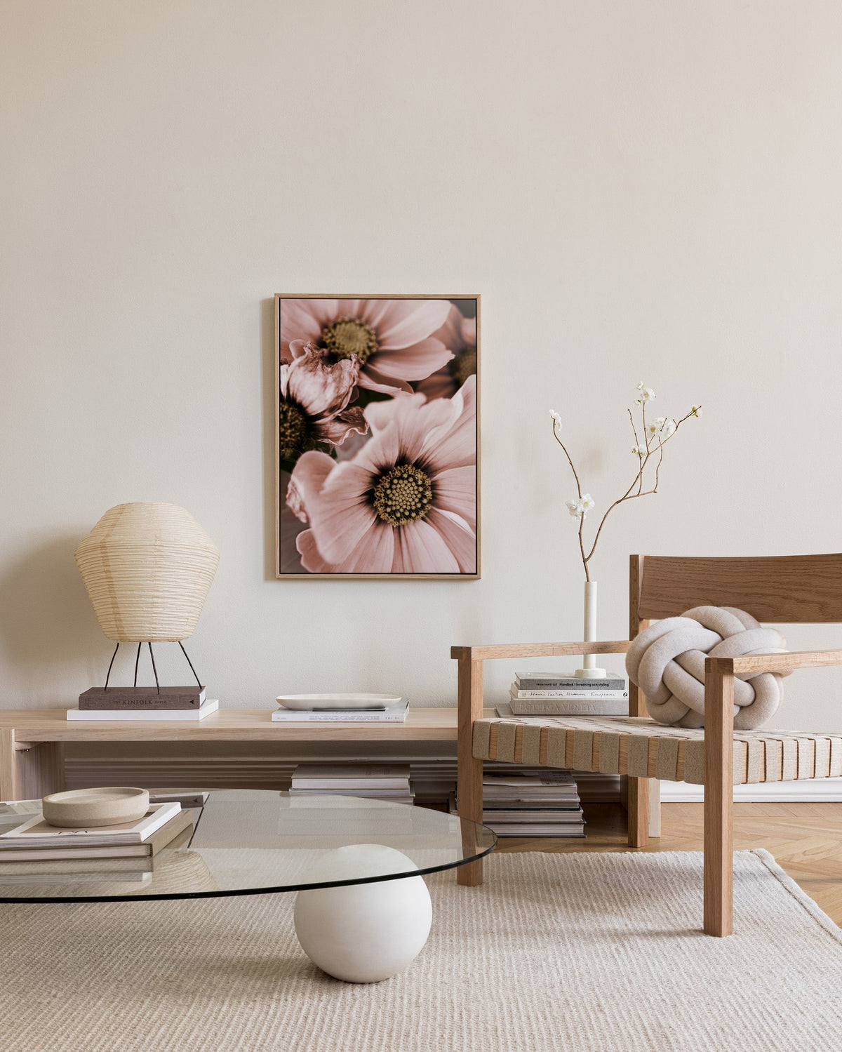 Lovely Pink Flowers Canvas print