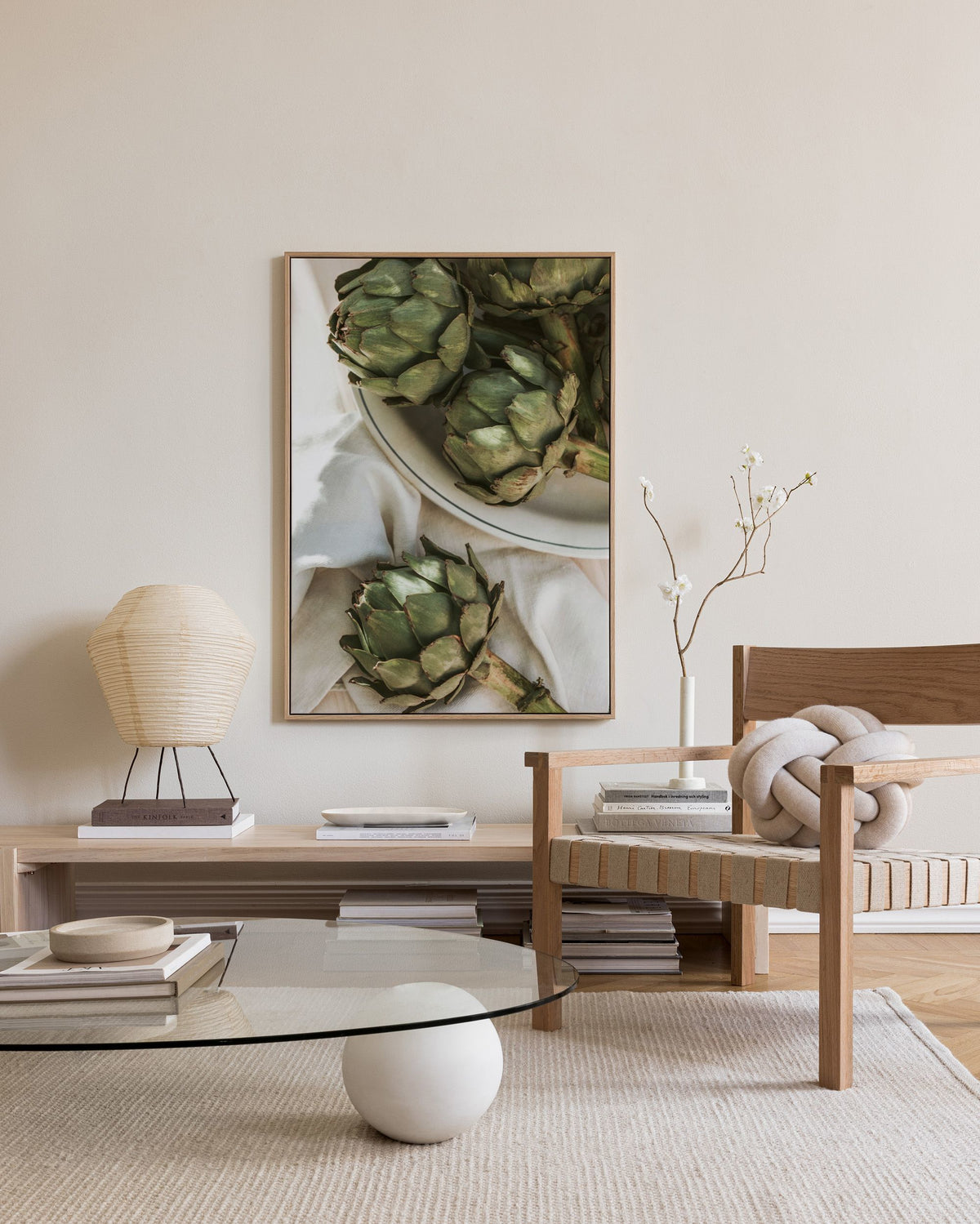 Artichoke in Sunlight Canvas print