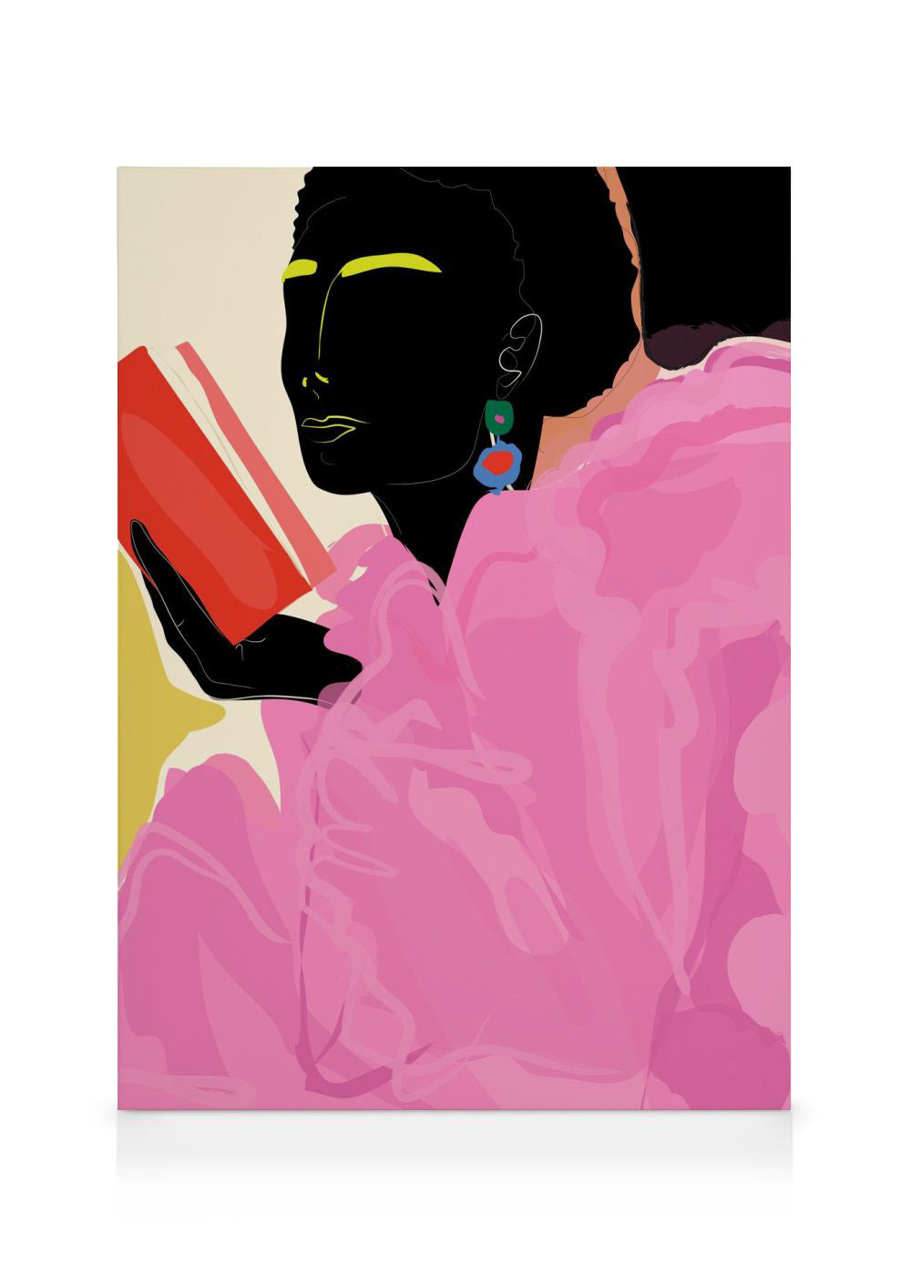 Rachel Joanis - Reading Canvas print