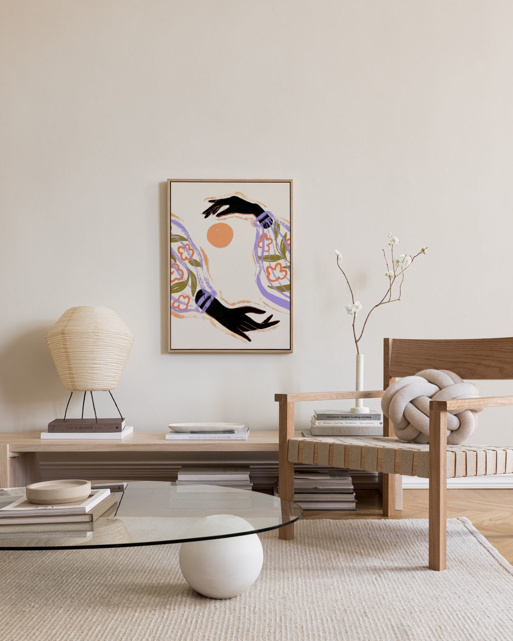 Arty Guava - Lay Hoon - Embrace the Sun Canvas print