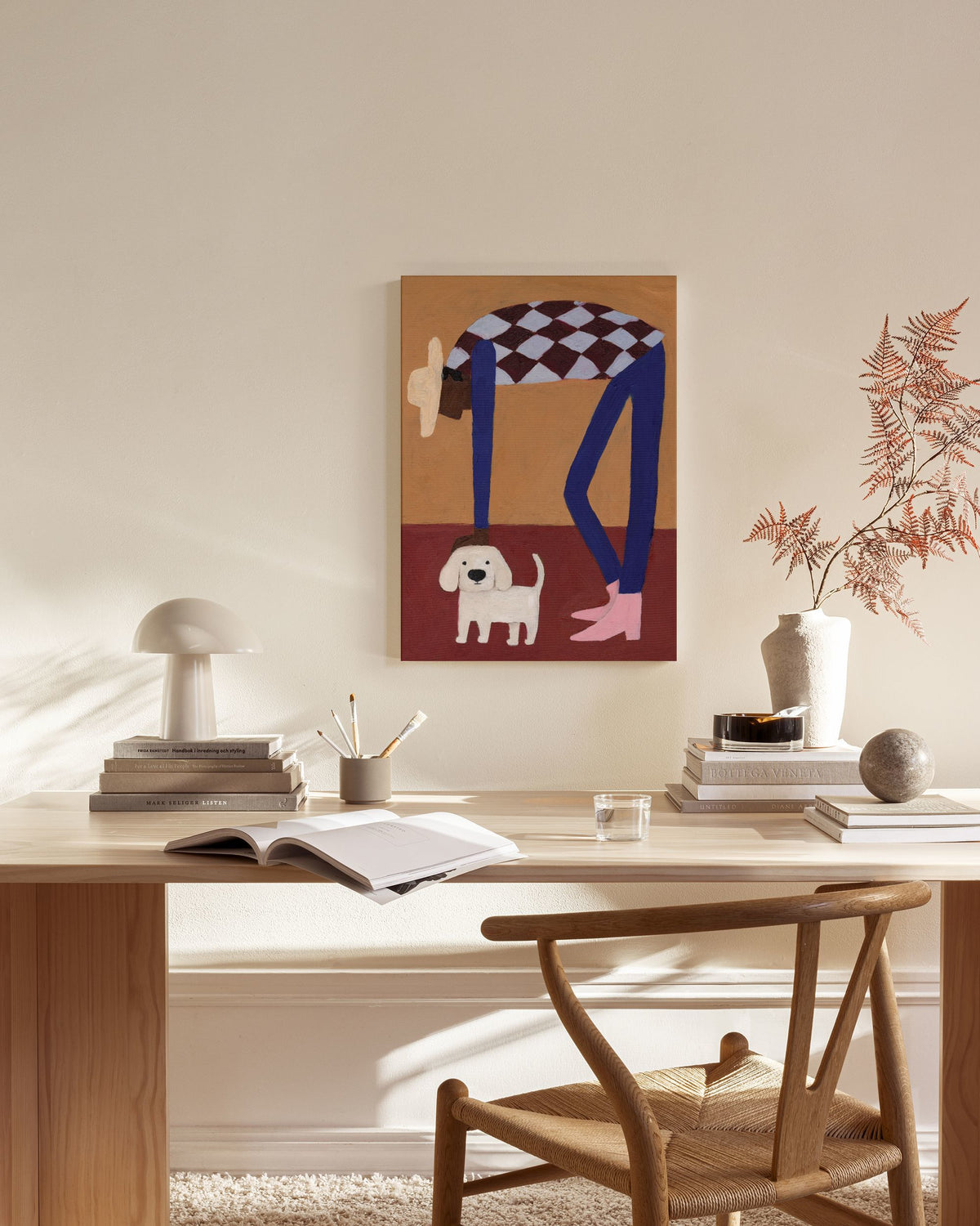 Howdy Hound Canvas print