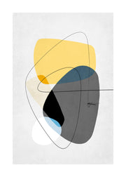 Contemporary Yellow No2 Print