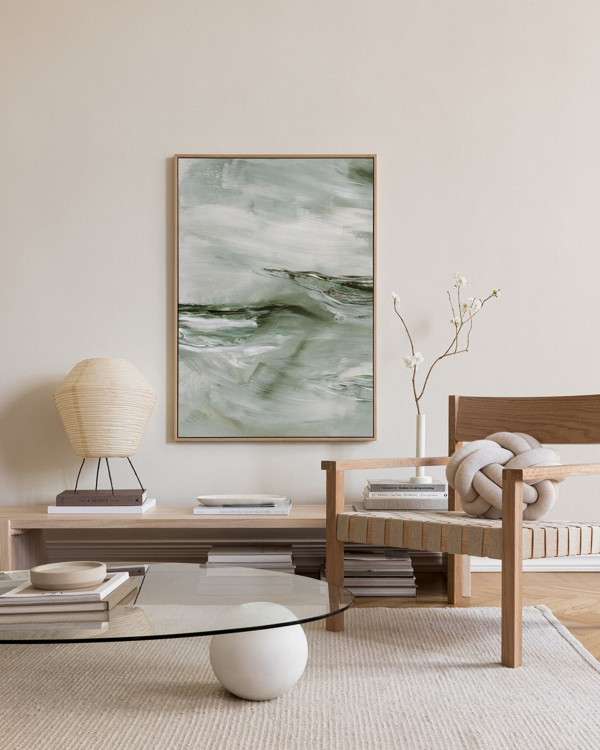 Abstract Waves Canvas print