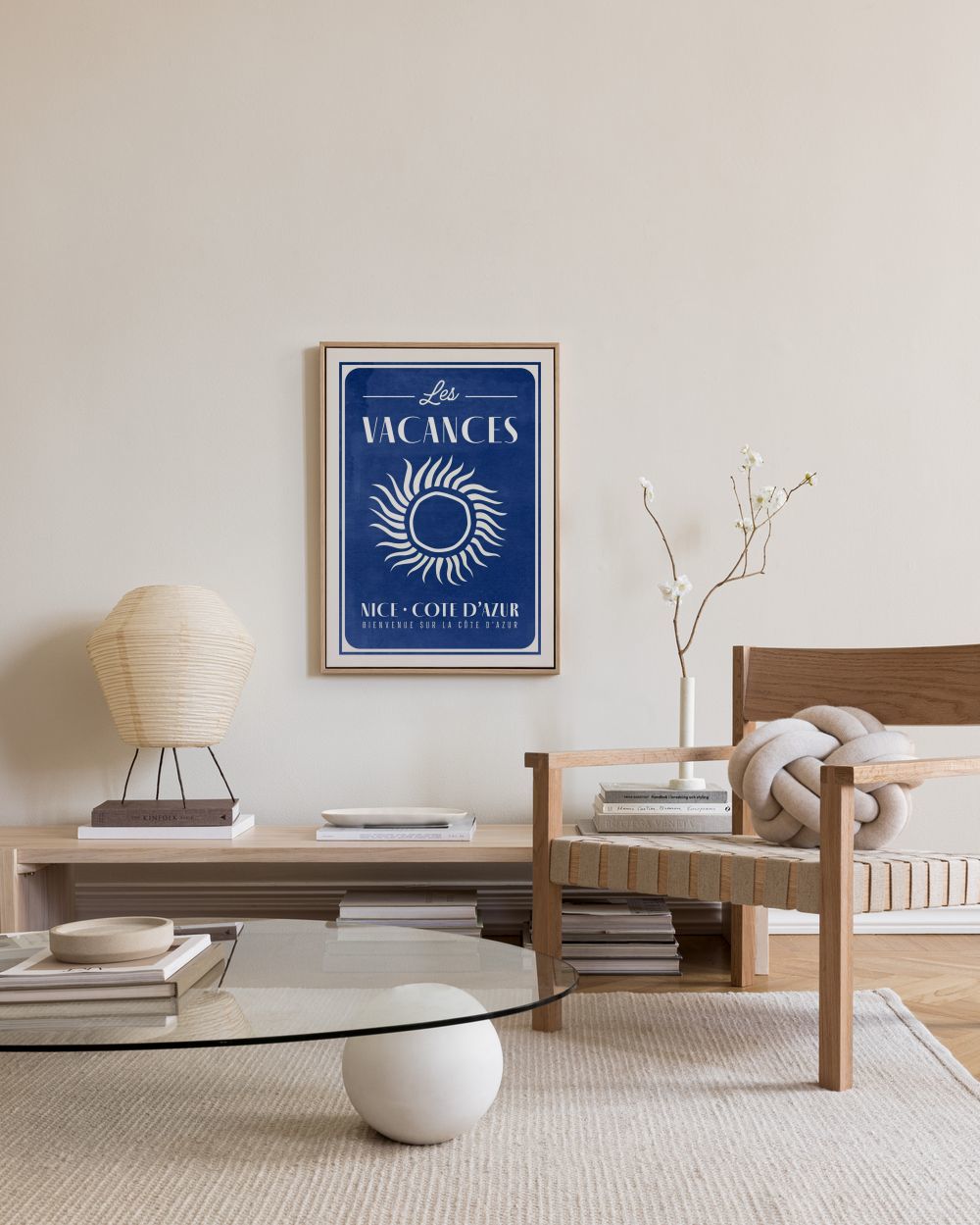 Les Vacances Canvas print