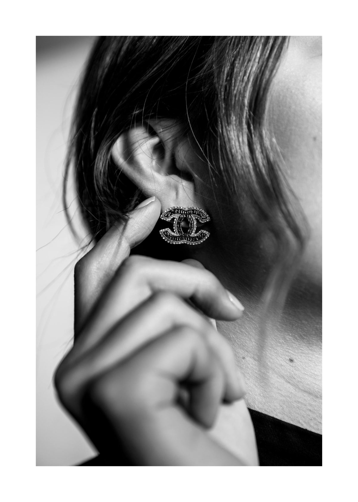 Chanel Earrings Print