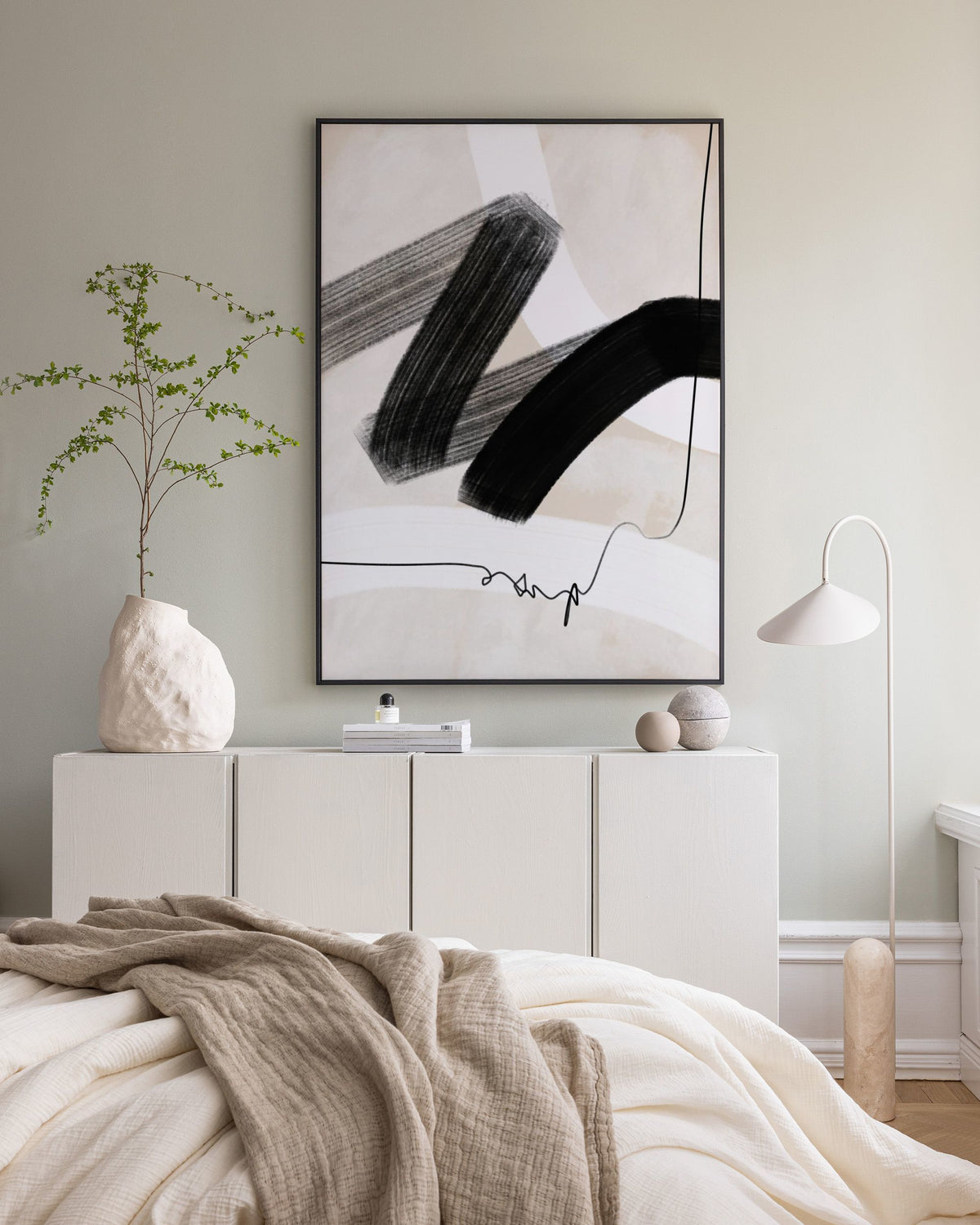 Abstract Wave No1 Canvas print