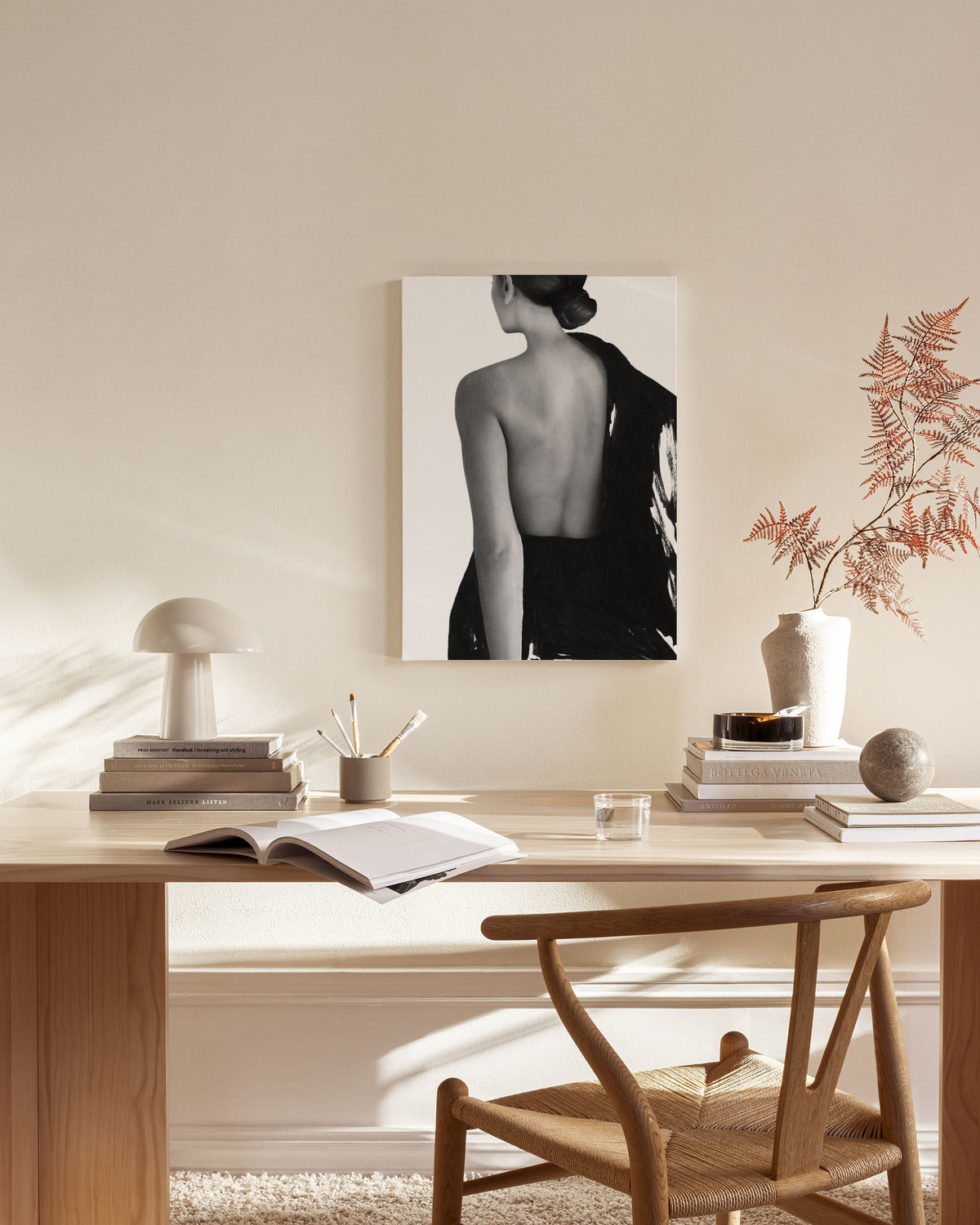 Female Sketch No2 Canvas print