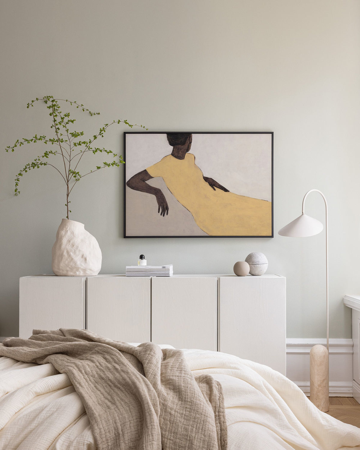 Yellow Dress Canvas print