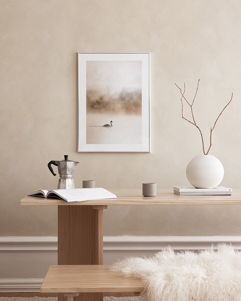 Gliding Swan Print