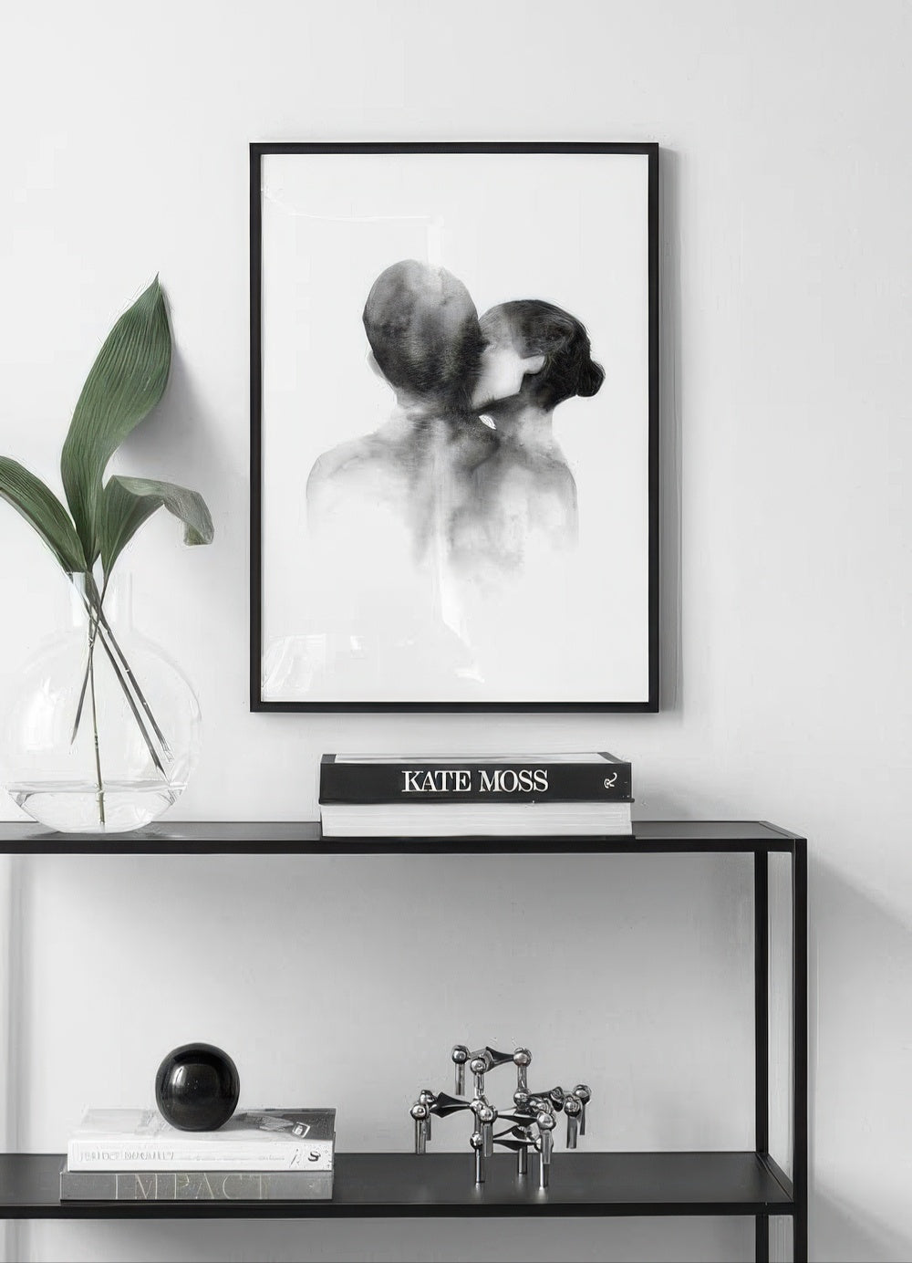 Watercolor Kiss Print