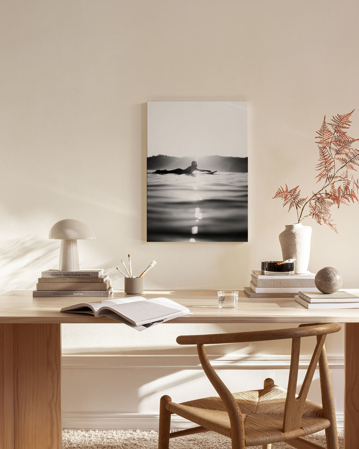 On The Surface Canvas print