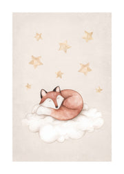 Dreaming Fox Print
