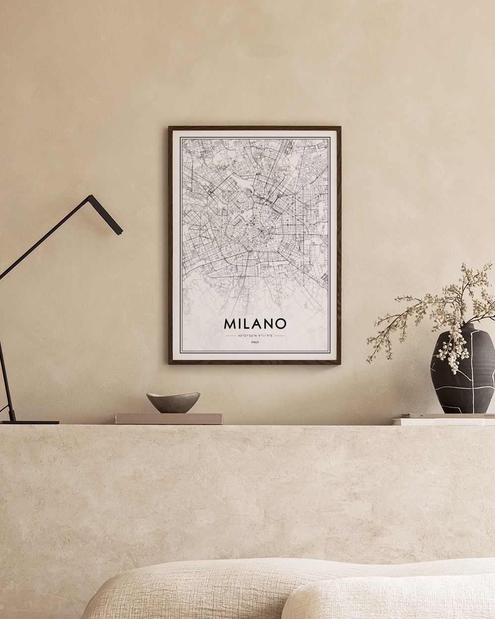Milano Map Print