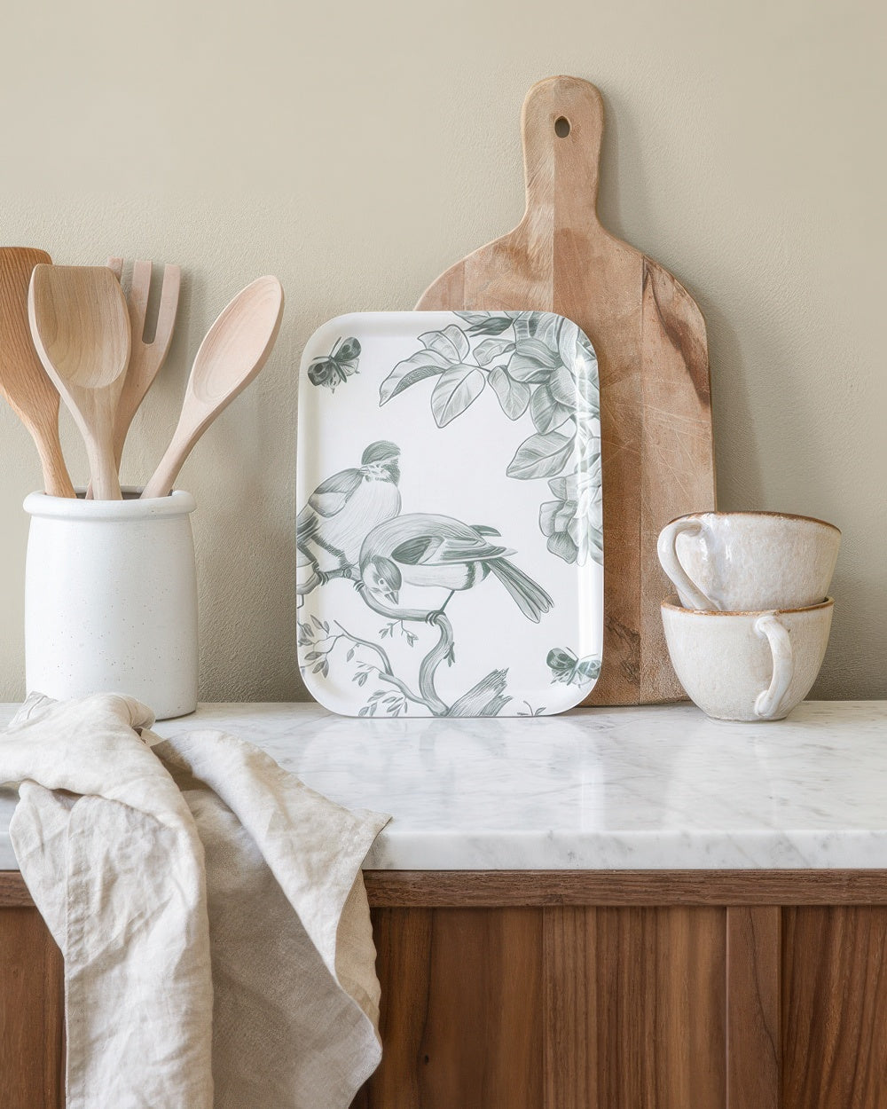 Vintage Botanical Tray