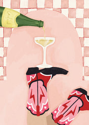 Bottoms Up Print