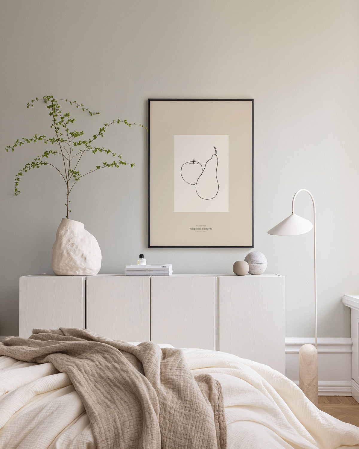 Mie & Him - Fruit Canvas print