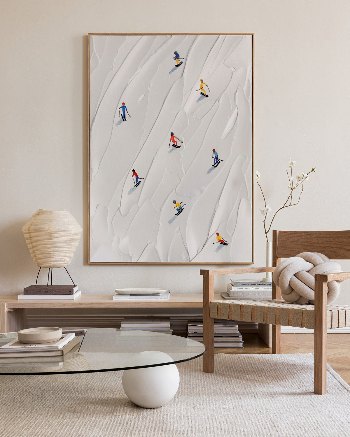 Ski Slope Canvas print