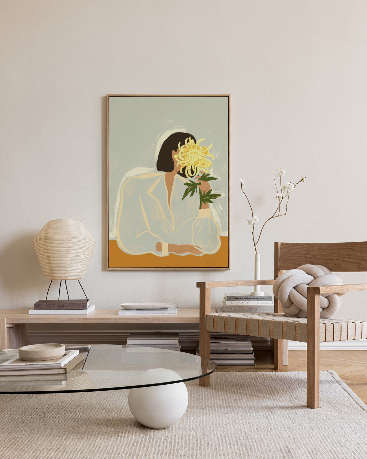 Arty Guava - Lay Hoon - The Chrysanthemum Canvas print