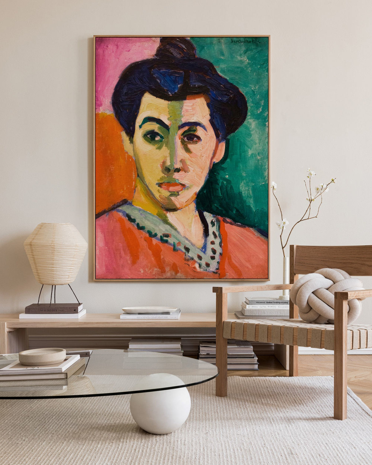 Matisse - The Green Stripe Canvas print