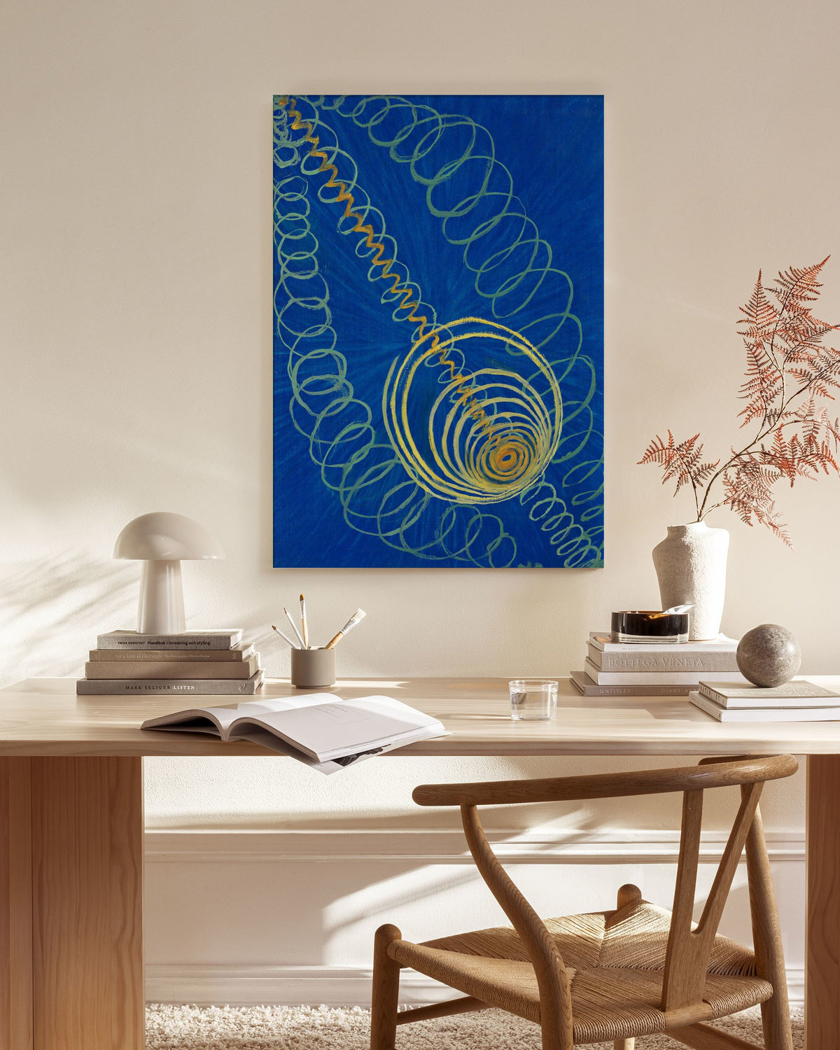 Print - Primordial Chaos, No.16 by Hilma af Klint Canvas print