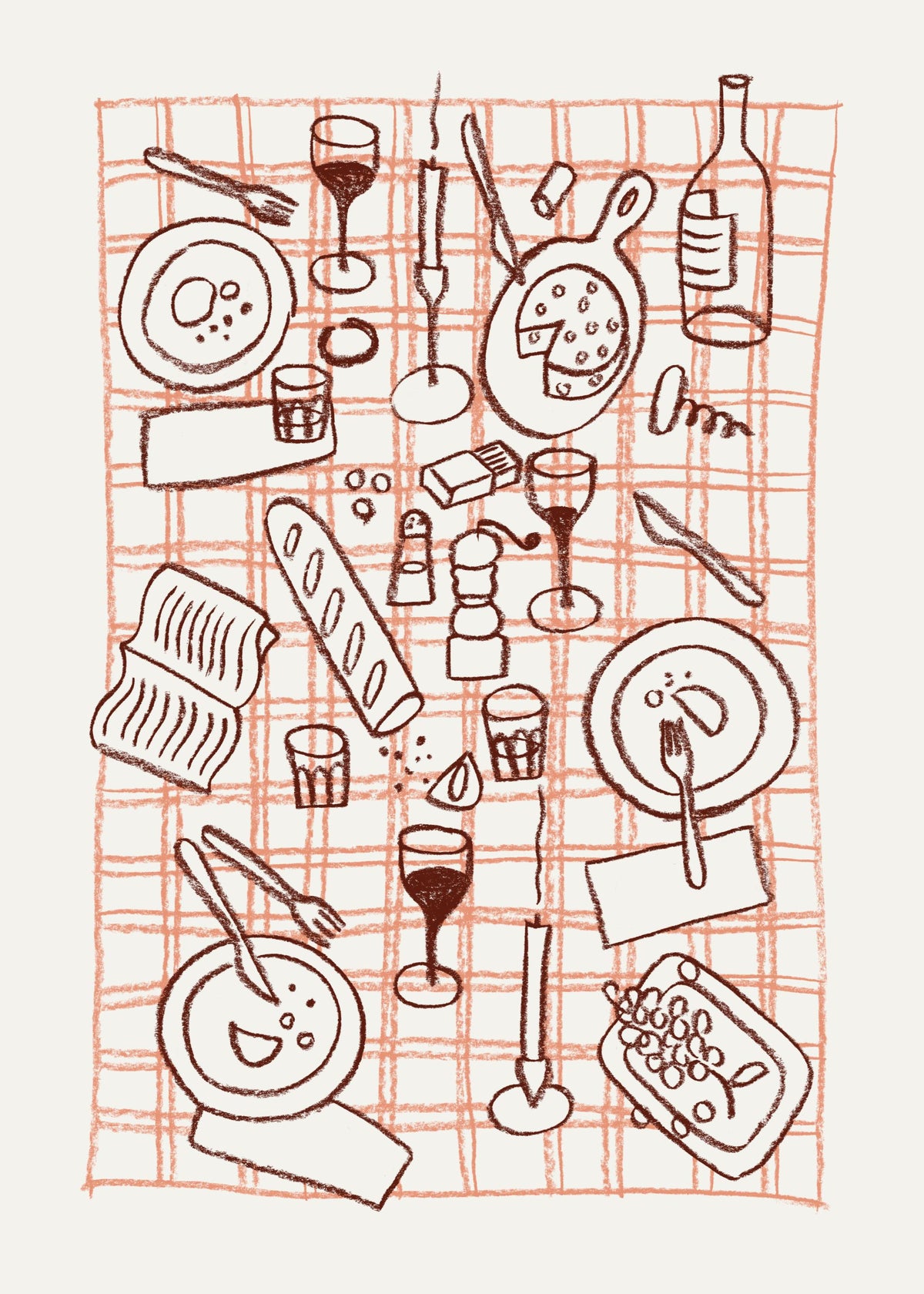 The Dinner Table Print
