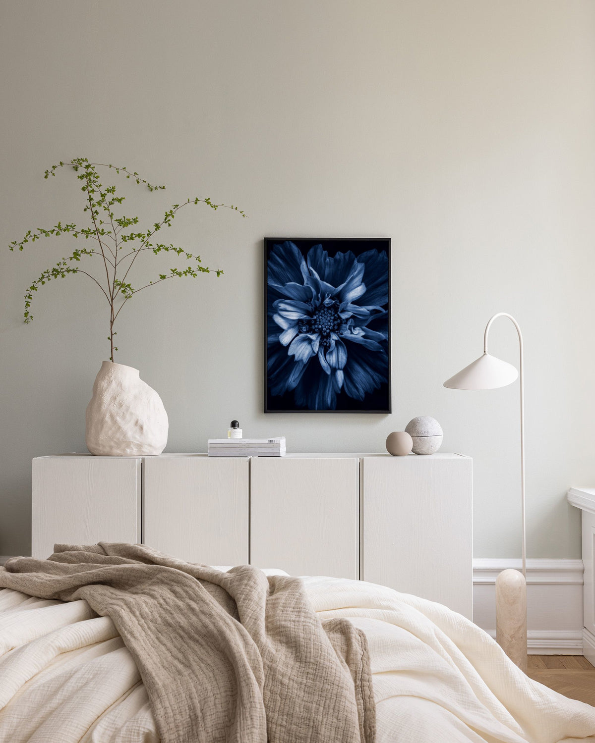 Blue Anemone Canvas print
