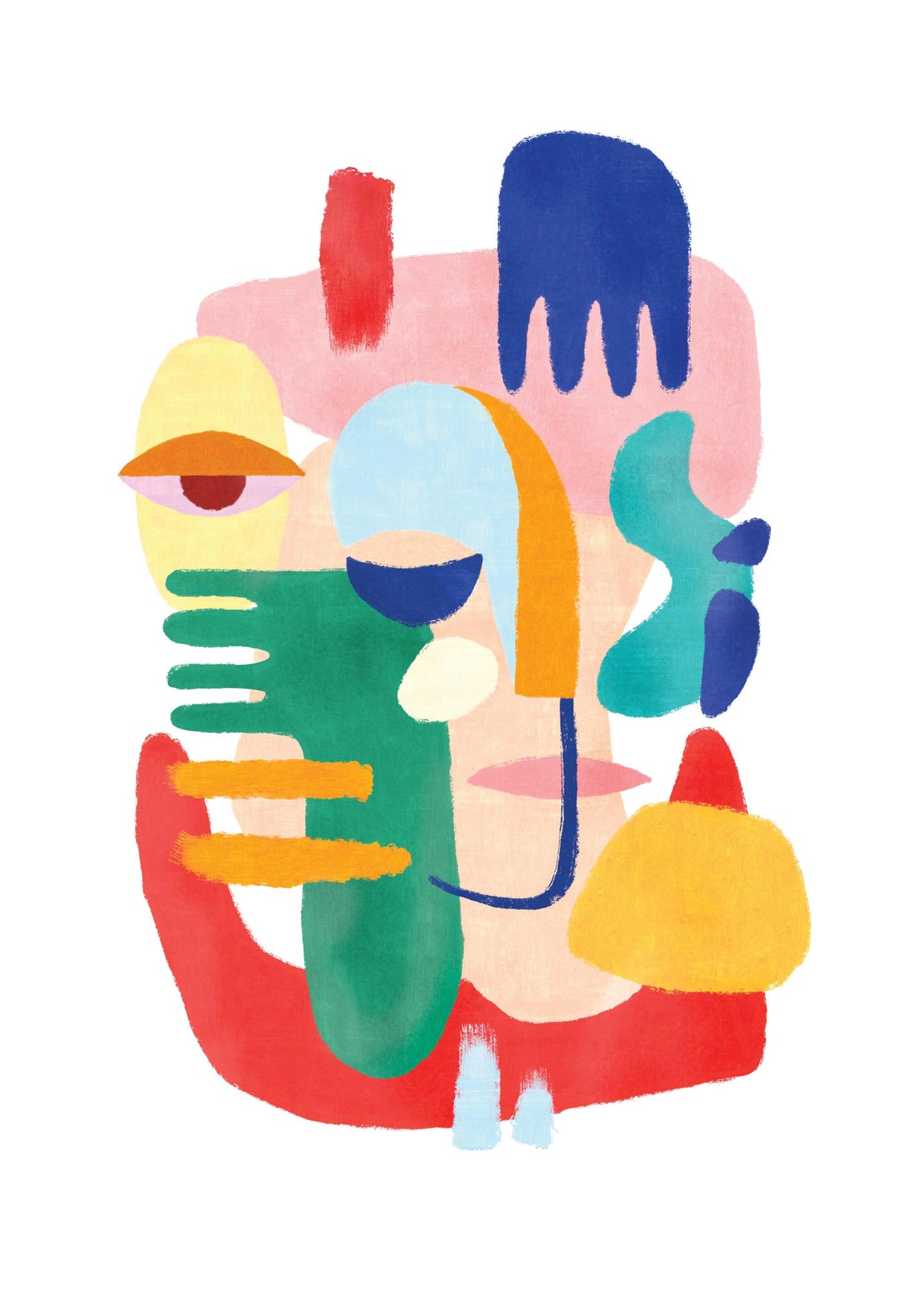 Colorful Abstract No1 Print