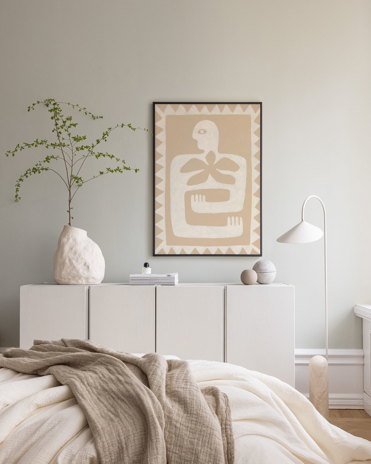 Floral Embrace Canvas print