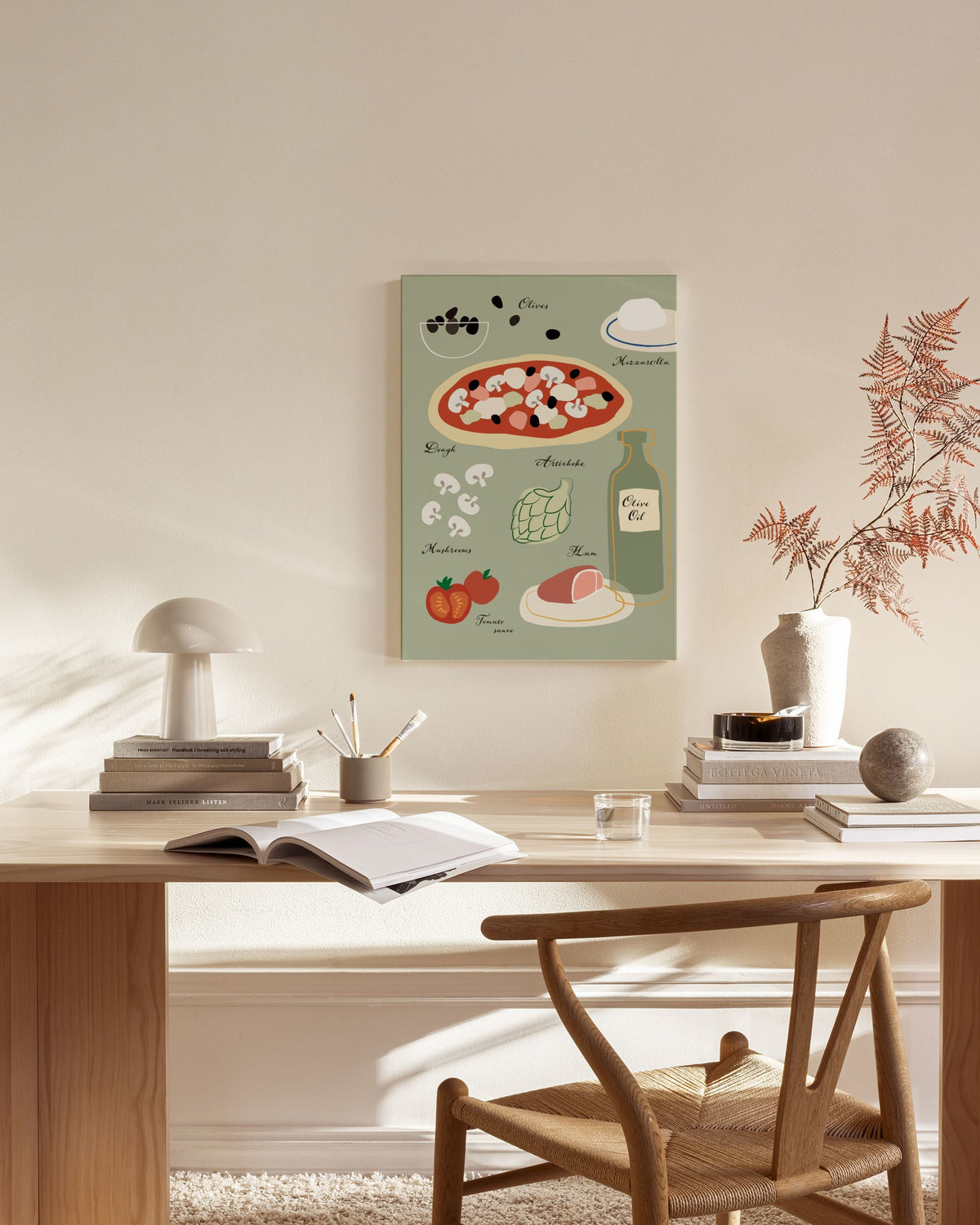 Capricciosa Canvas print