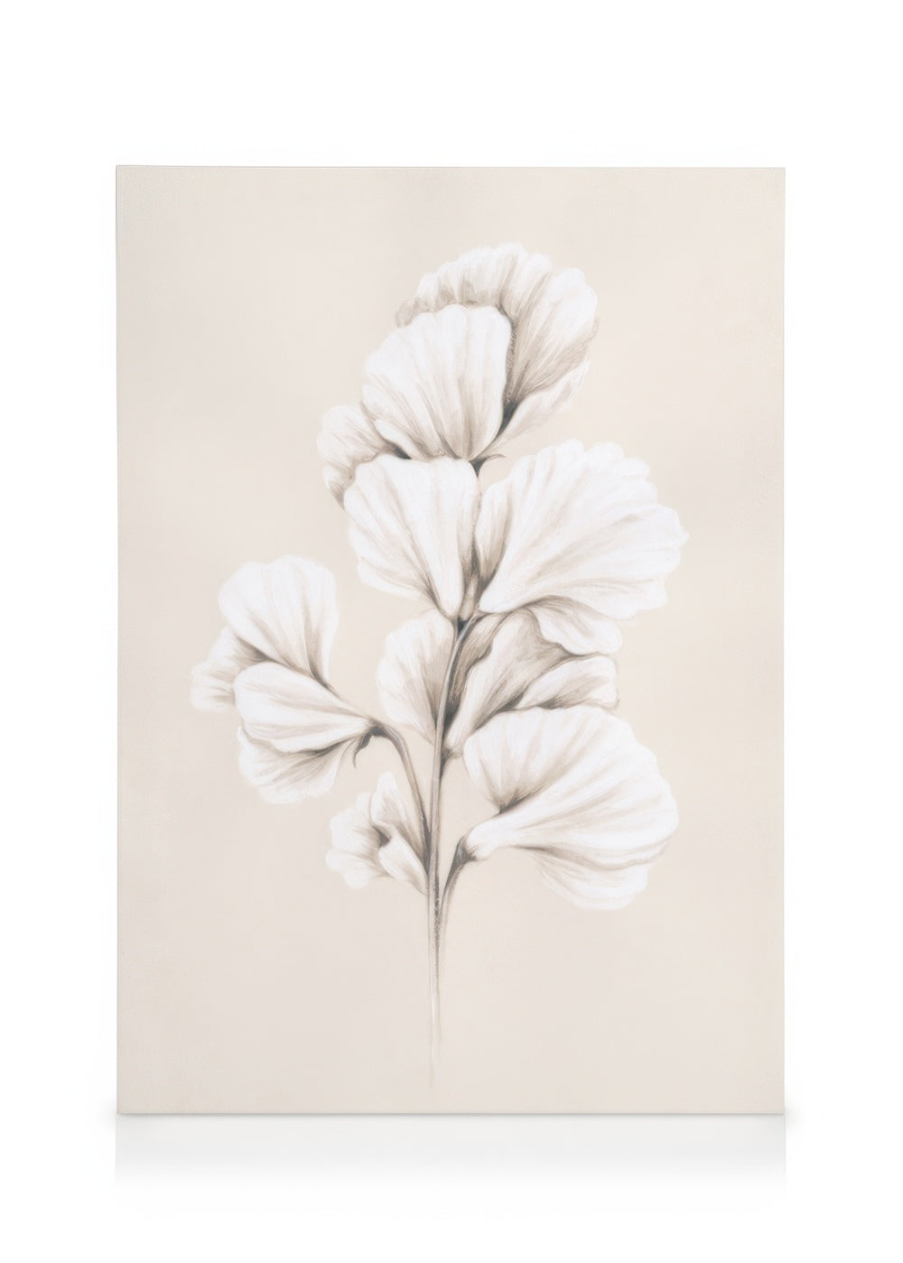 Painted Sweet Pea Canvas print